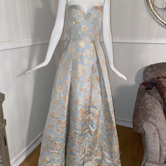 Morell Maxie Brocade Sweetheart A Line Dress - Picture 6 of 8